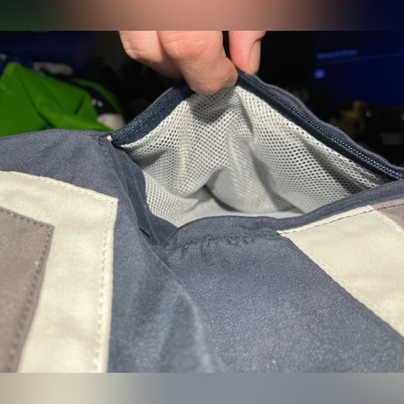 TONY HAWK BOARDSHORTS SWIM TRUNKS MENS SIZE LARGE (33-35) BLUE/WHITE EUC - Picture 7 of 8